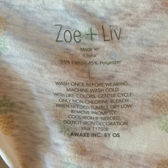 Zoe + Liv Pineapple Tee - Picture 5 of 5